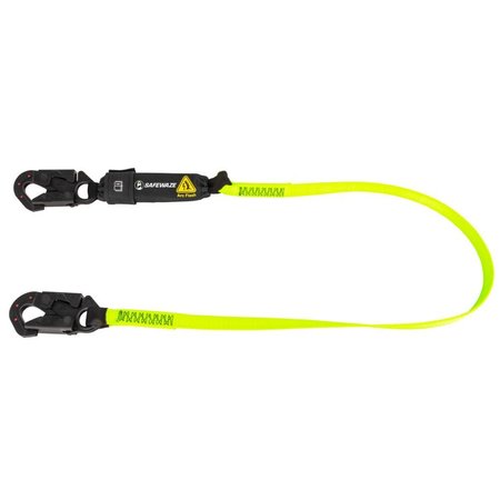 SAFEWAZE Arc Flash 6' Energy Absorbing Lanyard: Dielectric Snap Hook SW560-AF-DE